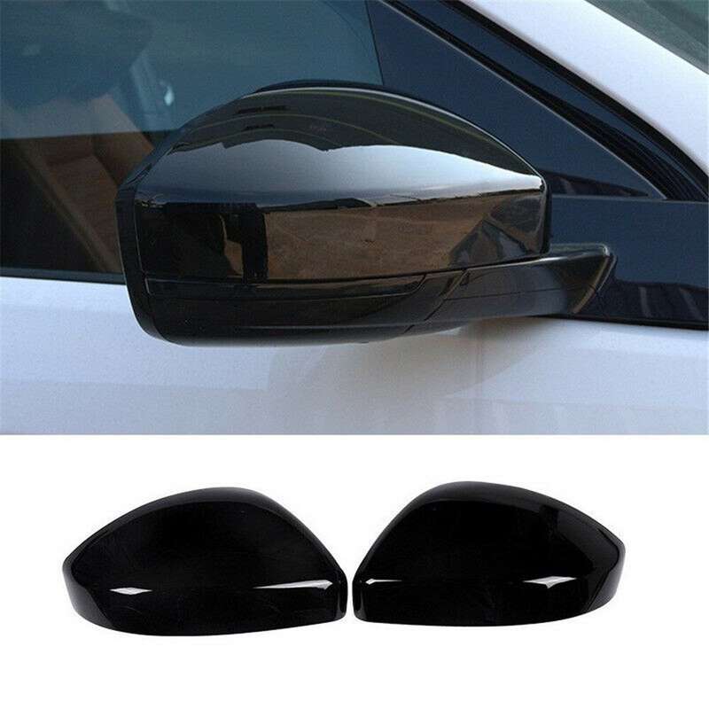 For Land Rover Discovery Sport 2015-19 Side Rearview Mirror Trim ABS Gloss Black