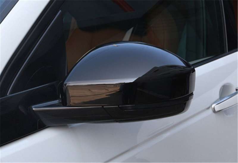 For Land Rover Discovery Sport 2015-19 Side Rearview Mirror Trim ABS Gloss Black