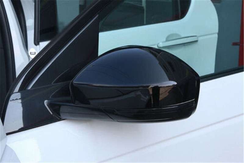 For Land Rover Discovery Sport 2015-19 Side Rearview Mirror Trim ABS Gloss Black