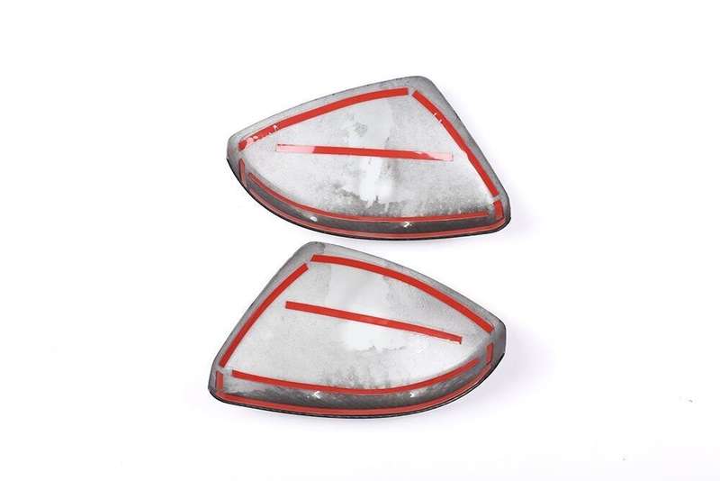 For Land Rover Discovery Sport 2015-19 Side Rearview Mirror Trim ABS Gloss Black