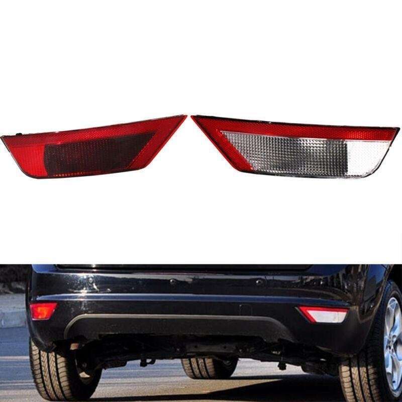 Pair Rear Bumper Stop Lamp Light Reflector For Ford Focus MK2 2008-2012