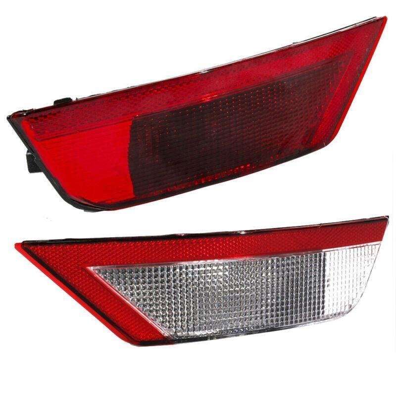 Pair Rear Bumper Stop Lamp Light Reflector For Ford Focus MK2 2008-2012