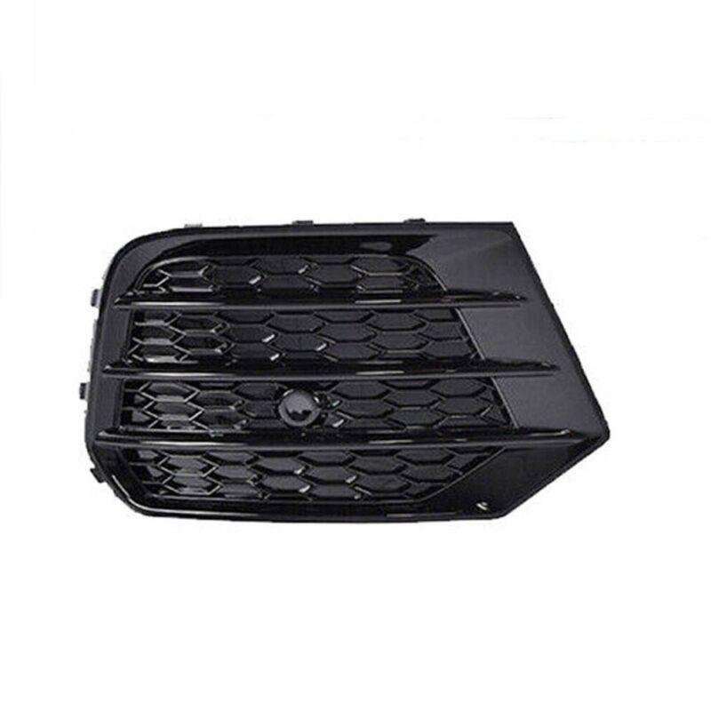 Front Bumper Fog Light Grille Cover For Audi Q3 2016-2018 Right Side Black