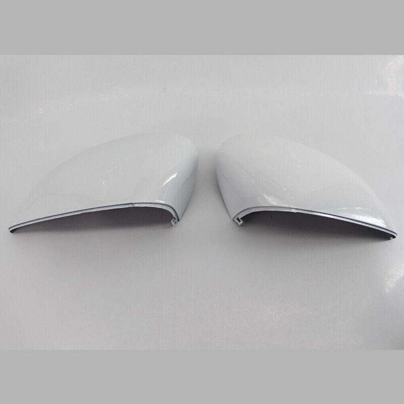 White Look Wing Door Rearview Mirror Cover Fit for Ford Fiesta MK7 09-2015