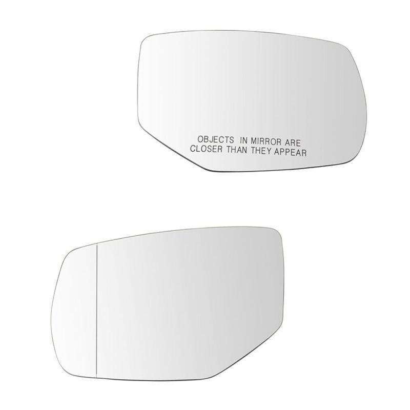 Exterior Wing Mirror Glass With Backing Plate For Honda Accord 2013-2017 Pair