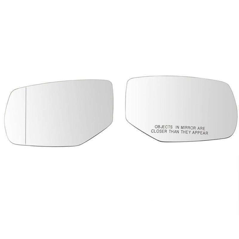Exterior Wing Mirror Glass With Backing Plate For Honda Accord 2013-2017 Pair