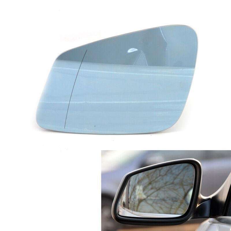 Left Blue Heated Mirror Glass For BMW F10 F01 E60 528i 535 F01 F02 740i 10-14