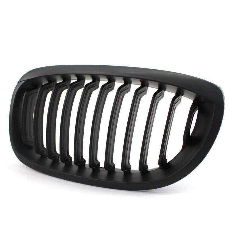 Pair of Matte Black Sport Grille For BMW E46 LCI Facelift Coupe Cabriolet 03-06