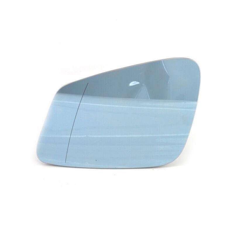 Left Blue Heated Mirror Glass For BMW F10 F01 E60 528i 535 F01 F02 740i 10-14