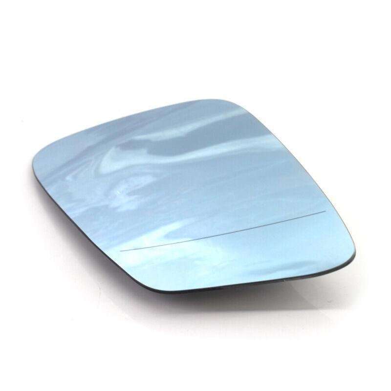 Left Blue Heated Mirror Glass For BMW F10 F01 E60 528i 535 F01 F02 740i 10-14