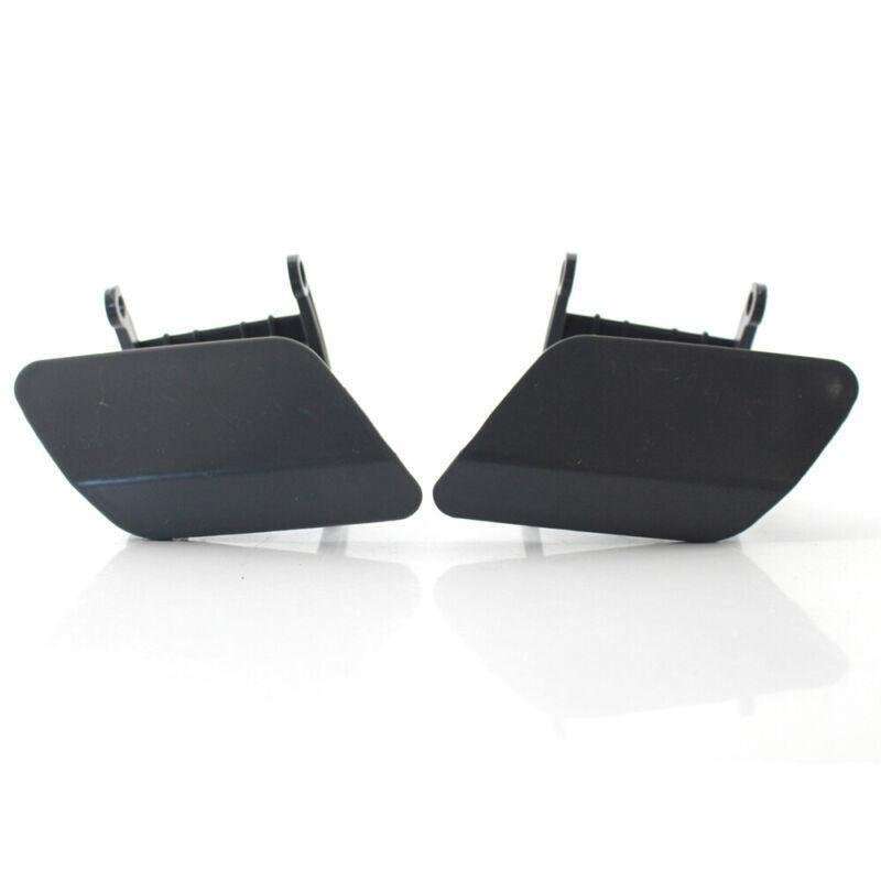 Pair Front Bumper Headlight Washer Cover Cap For BMW 7 Series F01 F02 2013-2015