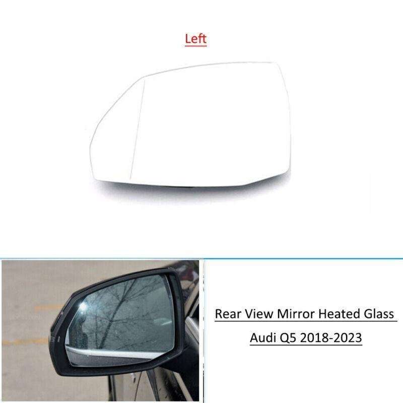 Mirror Glass Heated For Audi Q5 2018-2023 Q7 2017-2023 Left Side