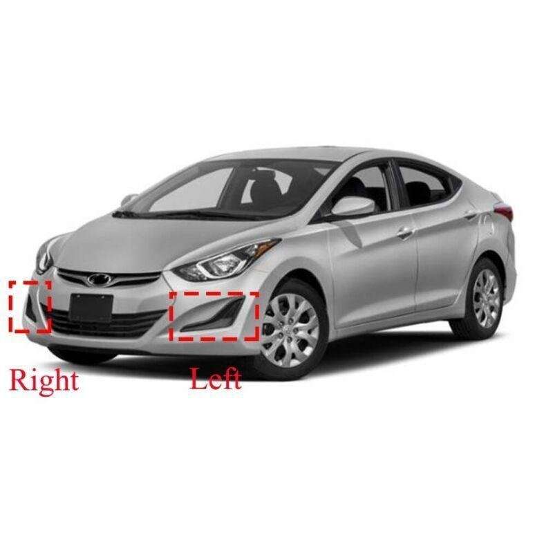 Fits For Hyundai Elantra 2014-2016 Left Side Front Bumper Fog Lamp Covers Grille