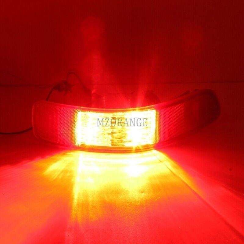 1Pair Rear Tail Bumper Reflector Brake Light For Mitsubishi Outlander 2007-2012
