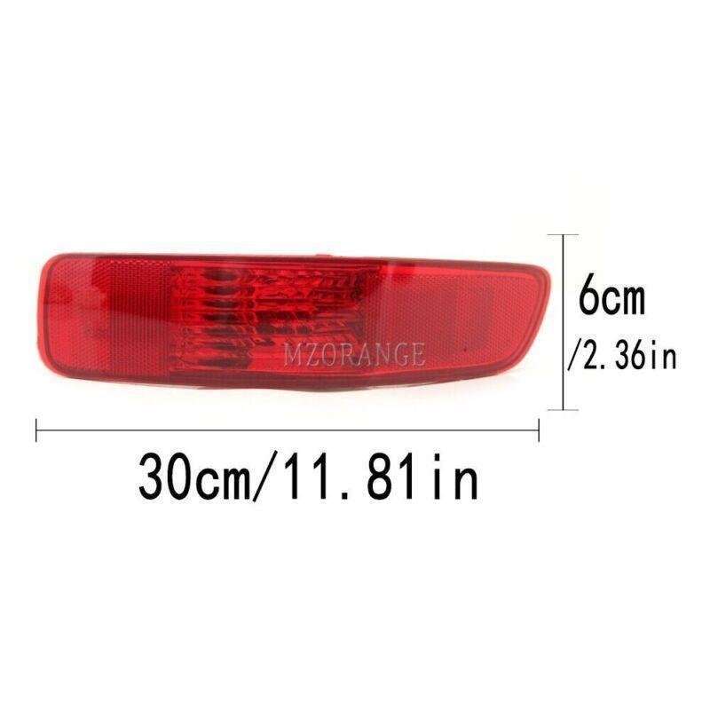 1Pair Rear Tail Bumper Reflector Brake Light For Mitsubishi Outlander 2007-2012