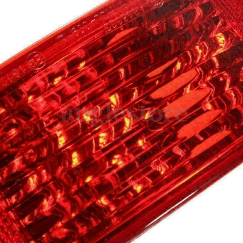1Pair Rear Tail Bumper Reflector Brake Light For Mitsubishi Outlander 2007-2012