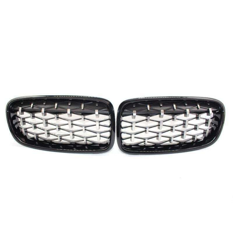 Diamond Meteor Front Upper Grille Fits For BMW 3 Series F30 F31 320i 320d Black