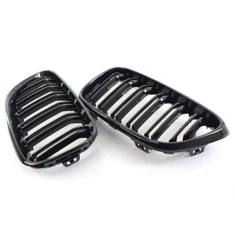 M Style Gloss Black Front Grille Kit Dual Line for BMW F23 2014+ Coupe 220i 228i