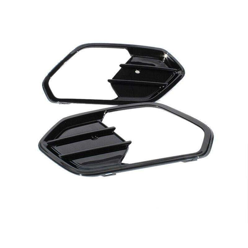 Pair Front Bumper Fog Light Cover Trim Bezel For Ford Escape Guga 2017-2019