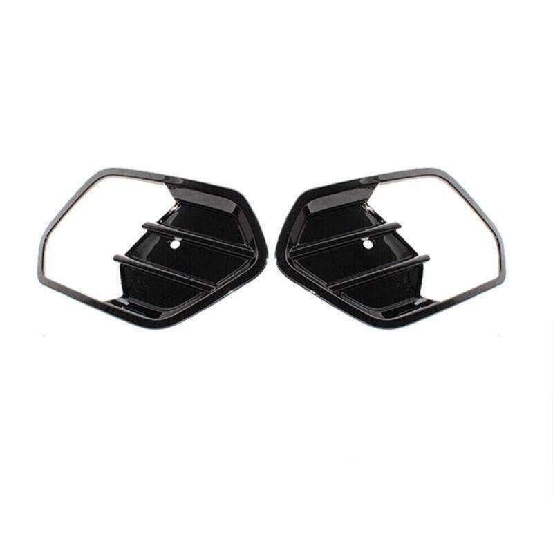 Pair Front Bumper Fog Light Cover Trim Bezel For Ford Escape Guga 2017-2019