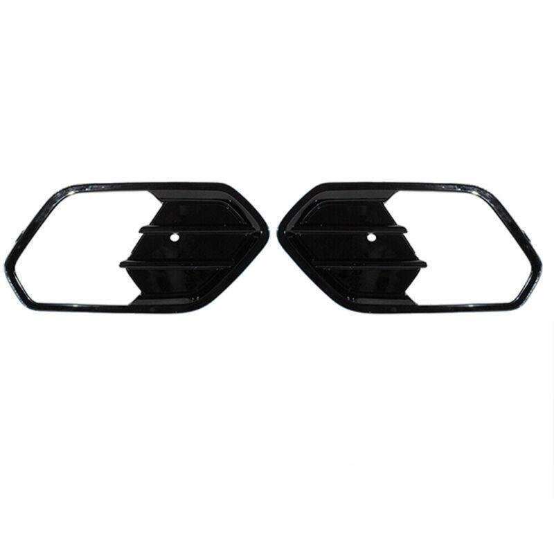 Pair Front Bumper Fog Light Cover Trim Bezel For Ford Escape Guga 2017-2019