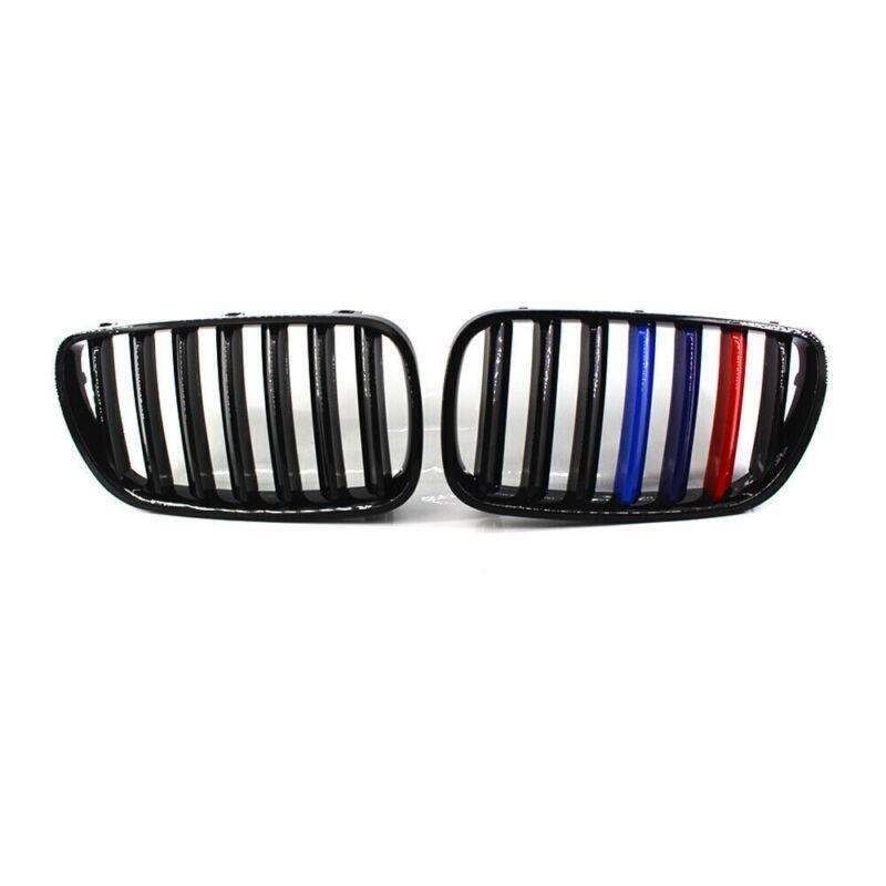 Gloss Black M-Color Center Kidney Grille fit for BMW E83 X3 07-10 Grill Facelift
