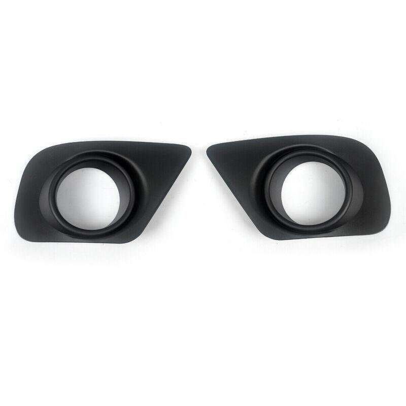 Pair LH &amp; RH Front Bumper Fog Light Lamp Bezel Cover For 2011-2018 DODGE JOURNEY