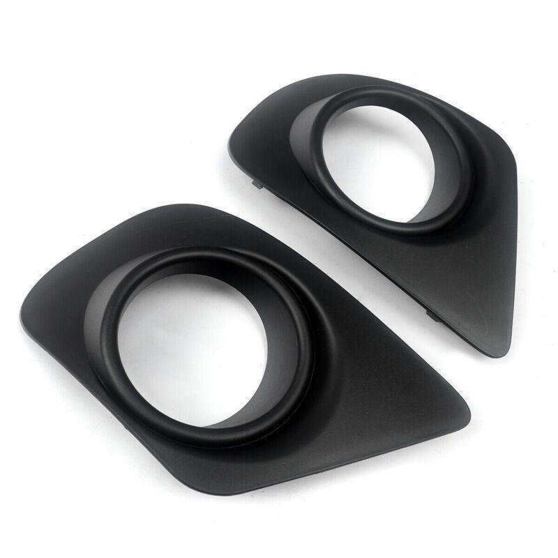 Pair LH &amp; RH Front Bumper Fog Light Lamp Bezel Cover For 2011-2018 DODGE JOURNEY