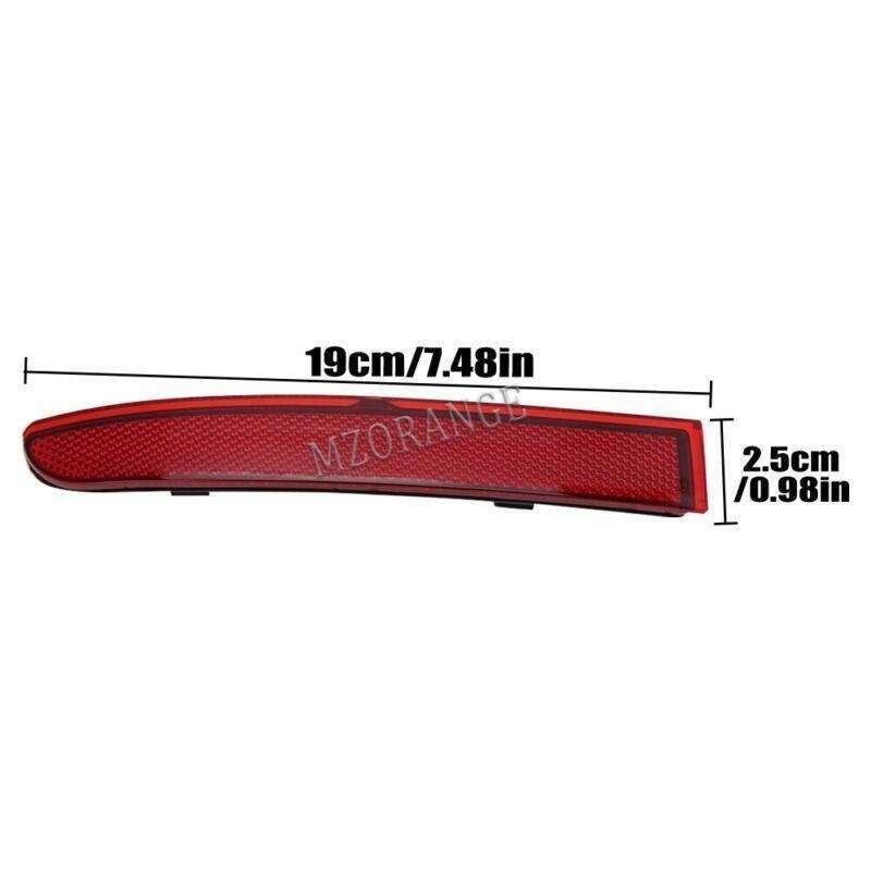 Pair Rear Bumper Reflector Light Brake For Mercedes Benz Sprinter 2019 2020 2021
