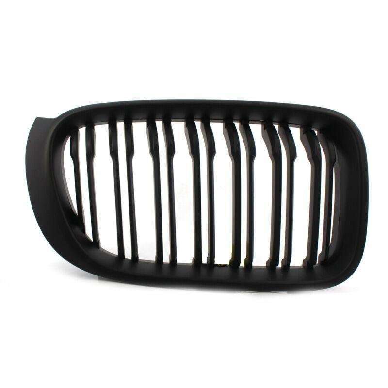 Matte BLACK Front Grille Fit FOR BMW F25LCI X3 F26 X4 X4M 15-17 Twin Slat