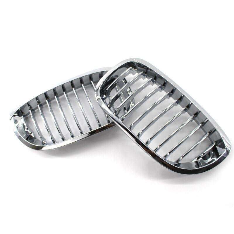 Pair of Chrome Grille Fit For BMW E46 Facelift Coupe Cabriolet M 2002-2005 2D