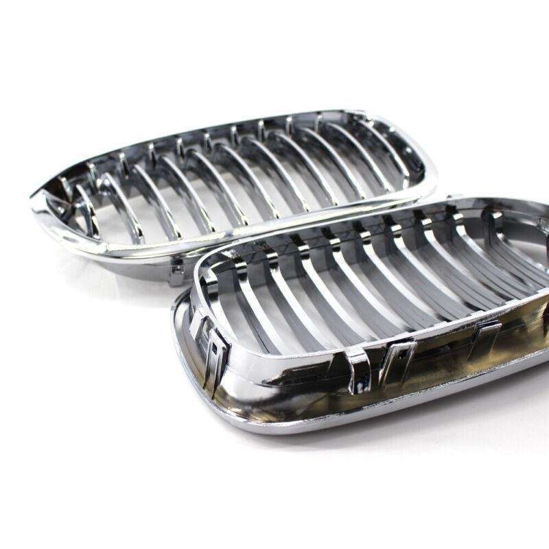 Pair of Chrome Grille Fit For BMW E46 Facelift Coupe Cabriolet M 2002-2005 2D