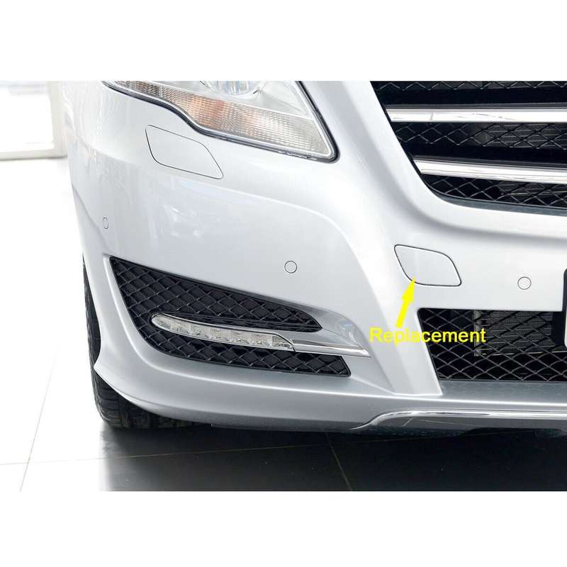 Front Bumper Tow Eye Cap Tow Hook Cover Fit For 2011-2012 Mercedes W251 R350/300