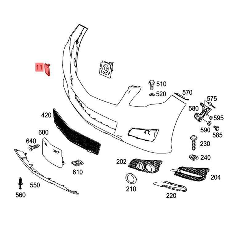 Front Bumper Tow Eye Cap Tow Hook Cover Fit For 2011-2012 Mercedes W251 R350/300