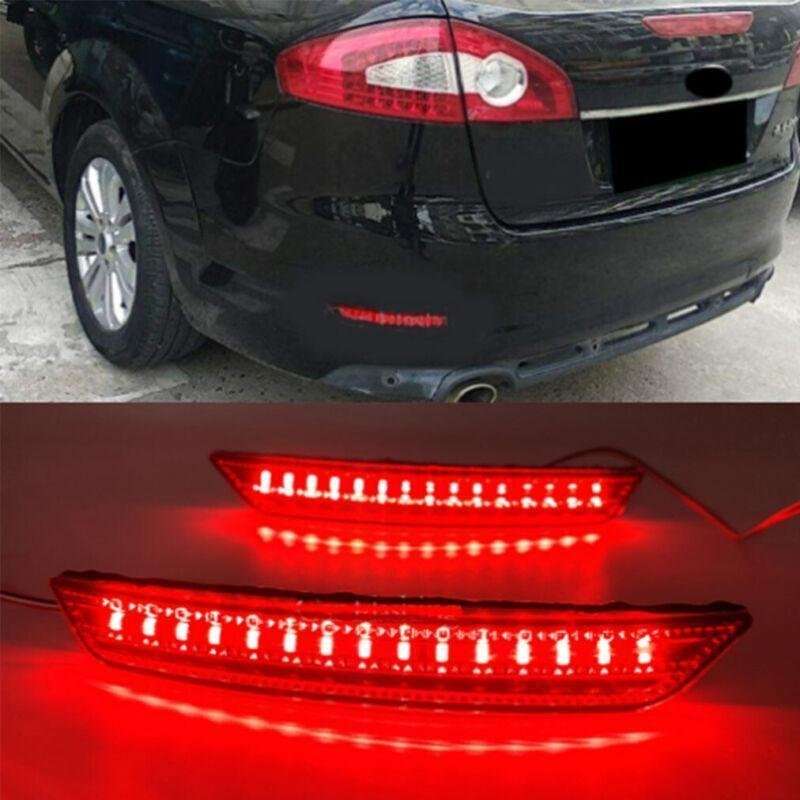 Rear Fog Brake Taillight Bumper Reflector Light For For Ford Mondeo 07-10 Pair