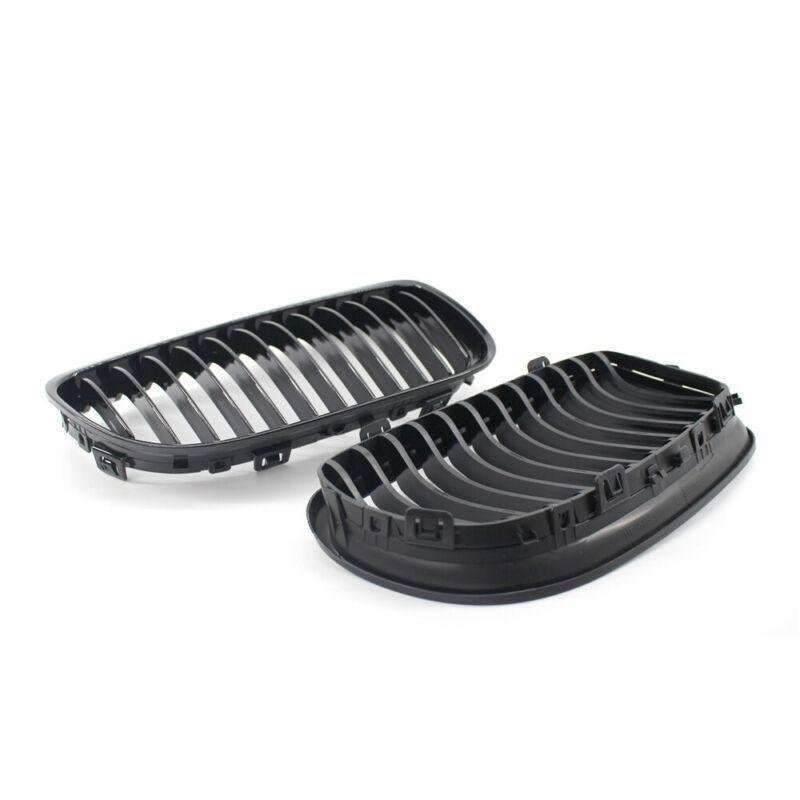 2X/Set Car Front Grille Shiny Black fit for BMW 3 Series E90 09-11 10 Mesh Grill