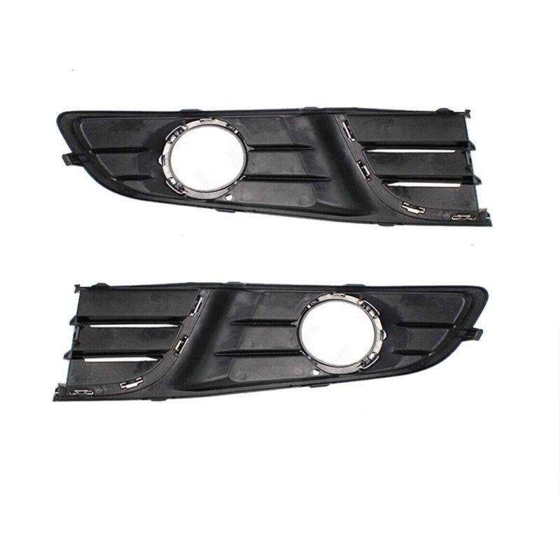 Front Bumper Fog Light Lamp Grille Cover For VW Polo VIVO 2010-2015 Pair