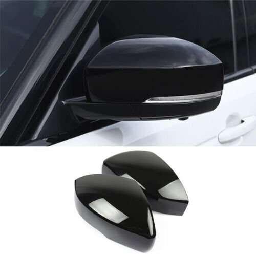 Black Exterior Rearview Mirror Cover For Land Rover Discovery 4 LR4 2010-2016