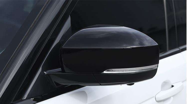 Black Exterior Rearview Mirror Cover For Land Rover Discovery 4 LR4 2010-2016