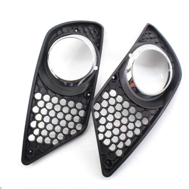 1 Pair Car Front Bumper Fog Lamp Light Grille Cover For Mercedes Benz W204 2010
