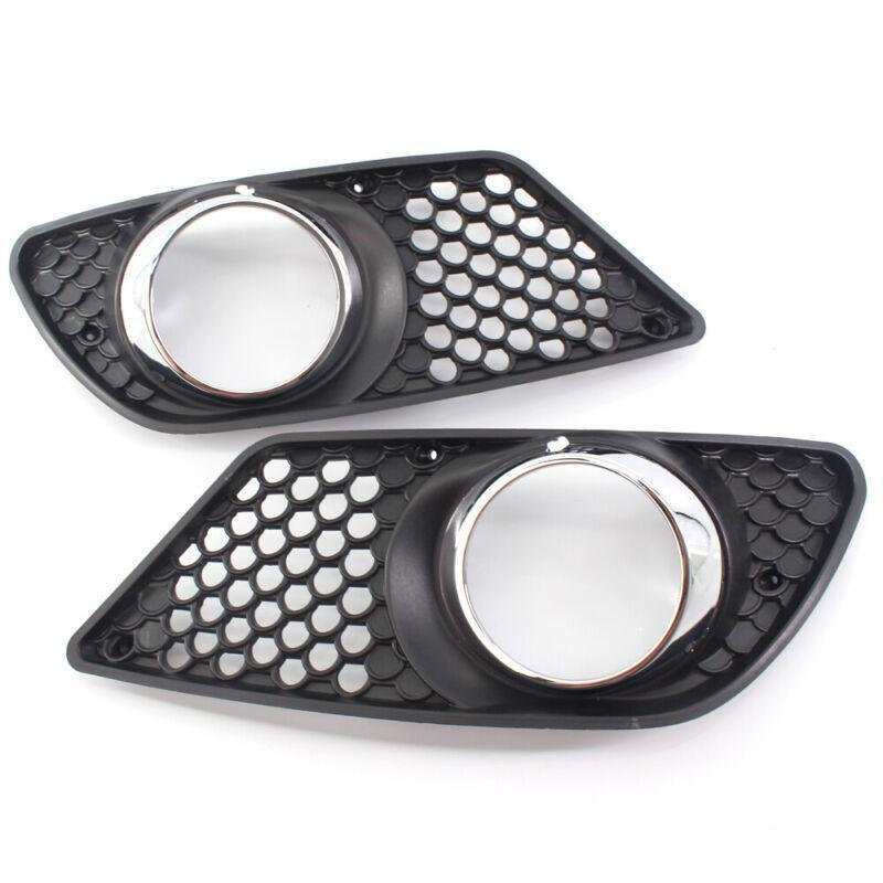 1 Pair Car Front Bumper Fog Lamp Light Grille Cover For Mercedes Benz W204 2010