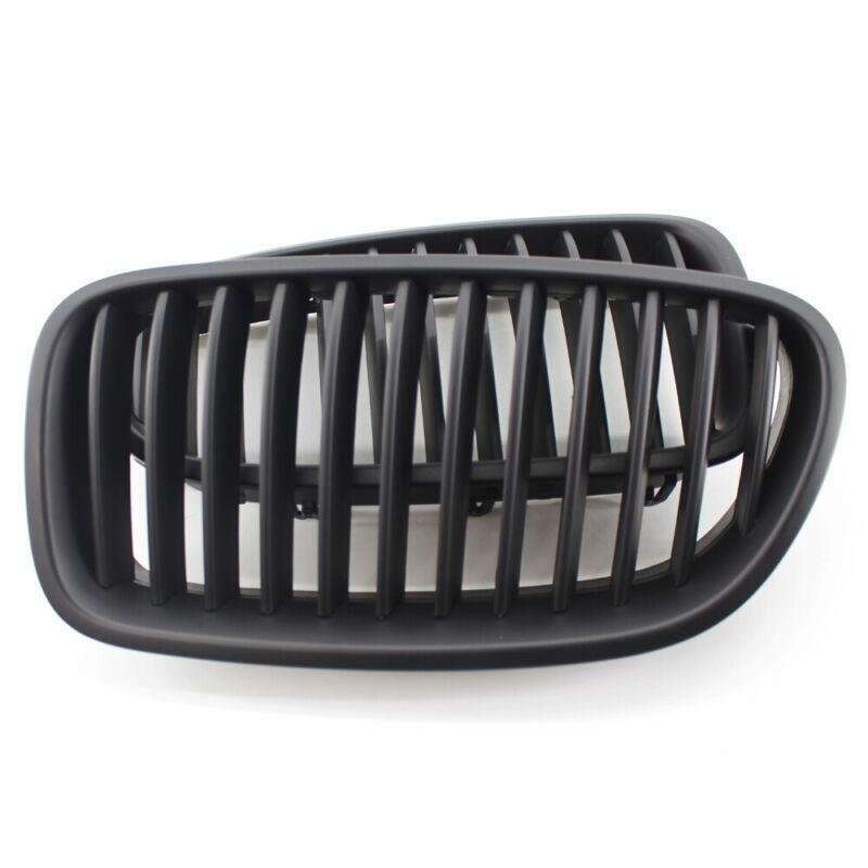 2X/Set Flat Black Car Grille Fit for BMW F10 F18 M5 10-15 Sedan Wagon Mesh Grill