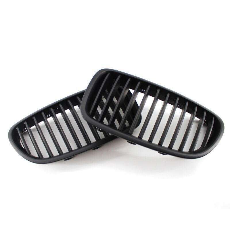 2X/Set Flat Black Car Grille Fit for BMW F10 F18 M5 10-15 Sedan Wagon Mesh Grill