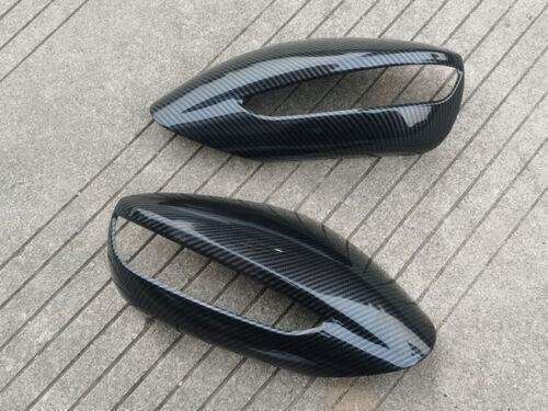 Rear View Side Mirror Cover Trim Carbon Fiber 2PCS For Hyundai Sonata 2011-2014