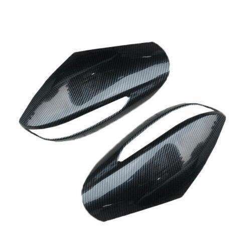 Rear View Side Mirror Cover Trim Carbon Fiber 2PCS For Hyundai Sonata 2011-2014