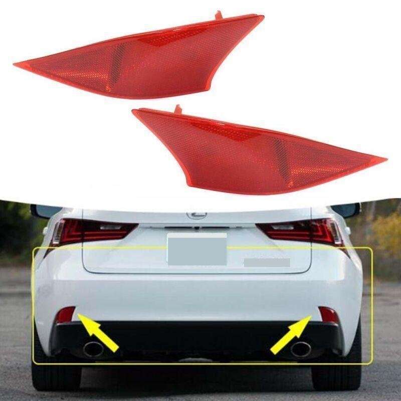 Fits For Lexus IS250 IS300 IS350 2013-2018 1 Pair Rear Bumper Reflector