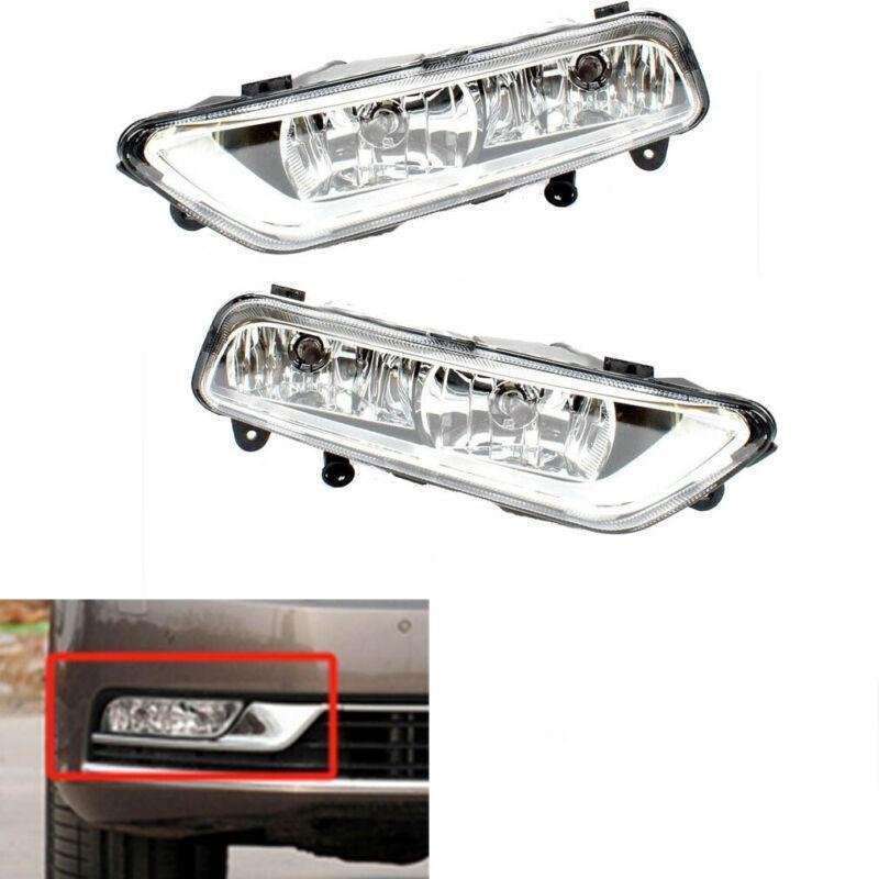 For Volkswagen VW Passat B7 2011-2015 Front Bumper Fog Lamp Light Pair