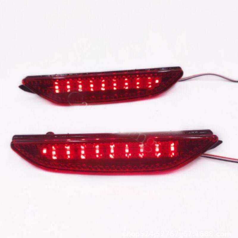 Rear Fog&amp;Brake Taillight Bumper Reflector Lights For Kia K2 2011-2014 Pair