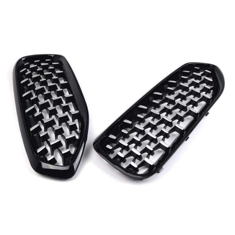 Diamond Style Gloss Black Front Kidney Grill Grille For BMW G29 Z4 2019-2022