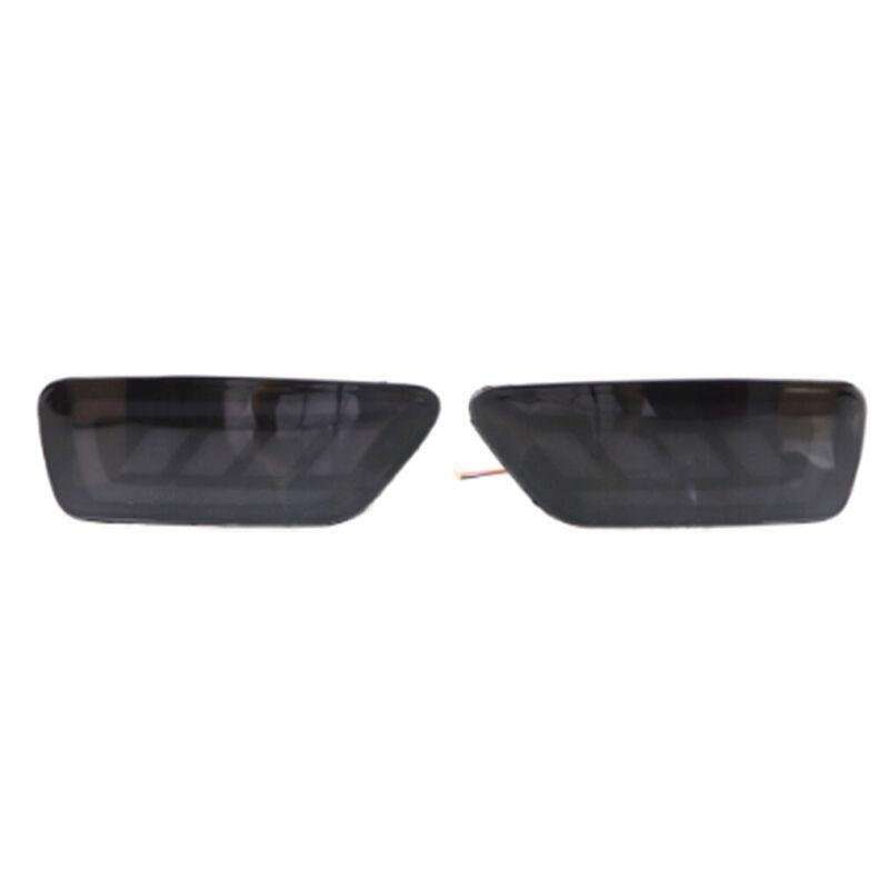 Smoked Rear Fog Taillight Bumper Reflector Light For Jeep Compass 2011-2015 Pair